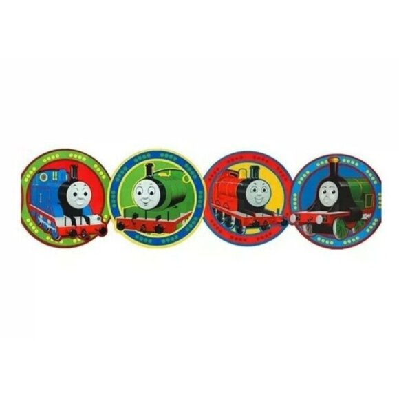 x3 Vtg Thomas The Tank Engine & Friends Prepasted Decorative Wallpaper Boarders - Picture 1 of 5